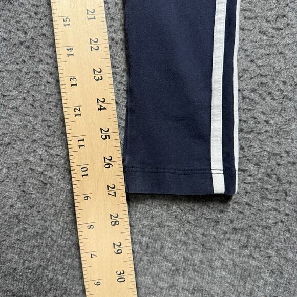 Adidas Leggings Womens Small Navy Blue Activewear Athleisure Ankle - Picture 7 of 7